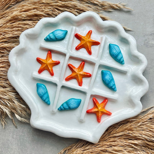 Starfish & Shells | Tic-Tac-Toe Board