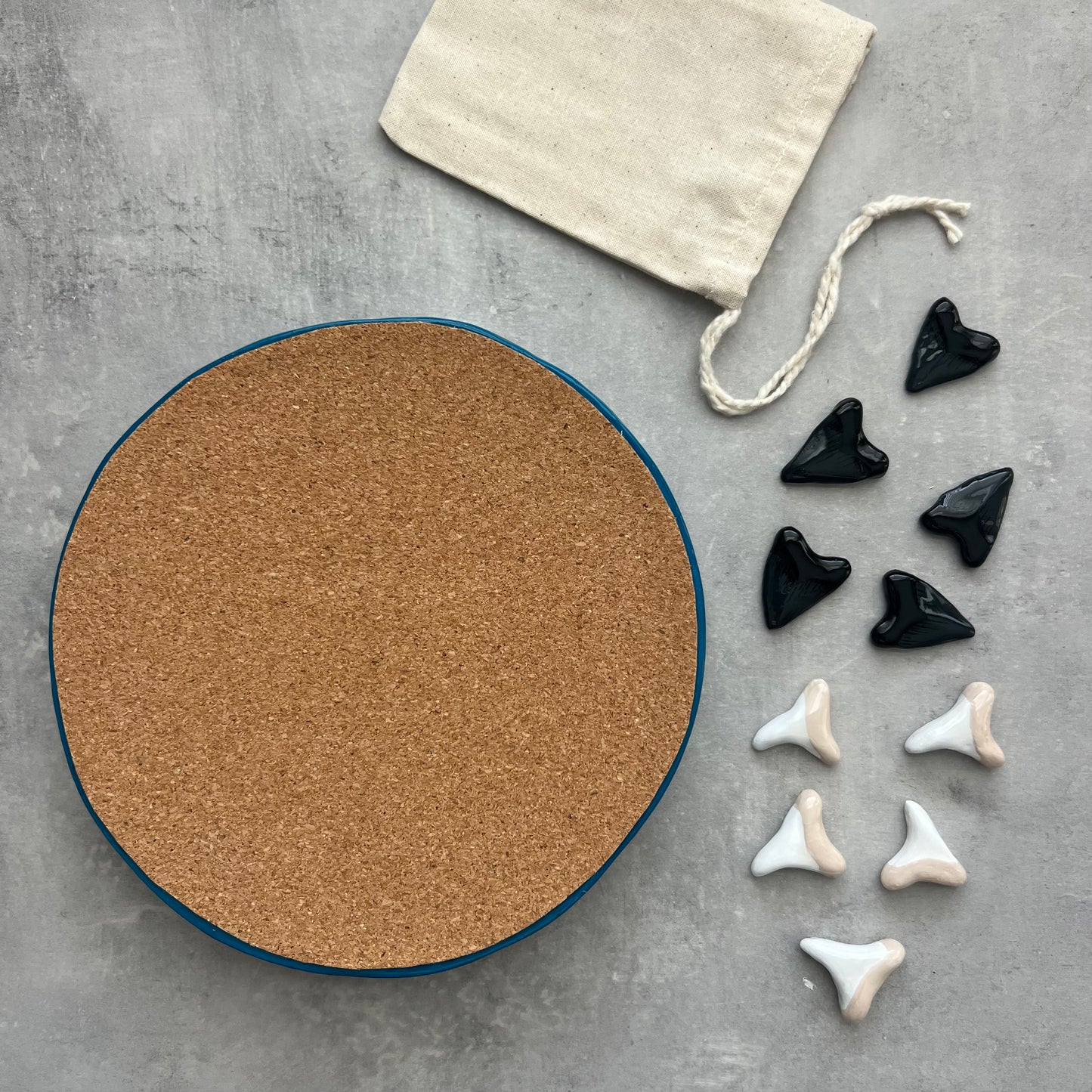 Megaladon & Lemon Shark Teeth | Tic-Tac-Toe Board