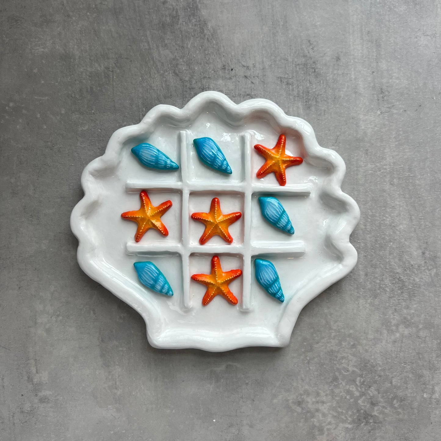 Starfish & Shells | Tic-Tac-Toe Board