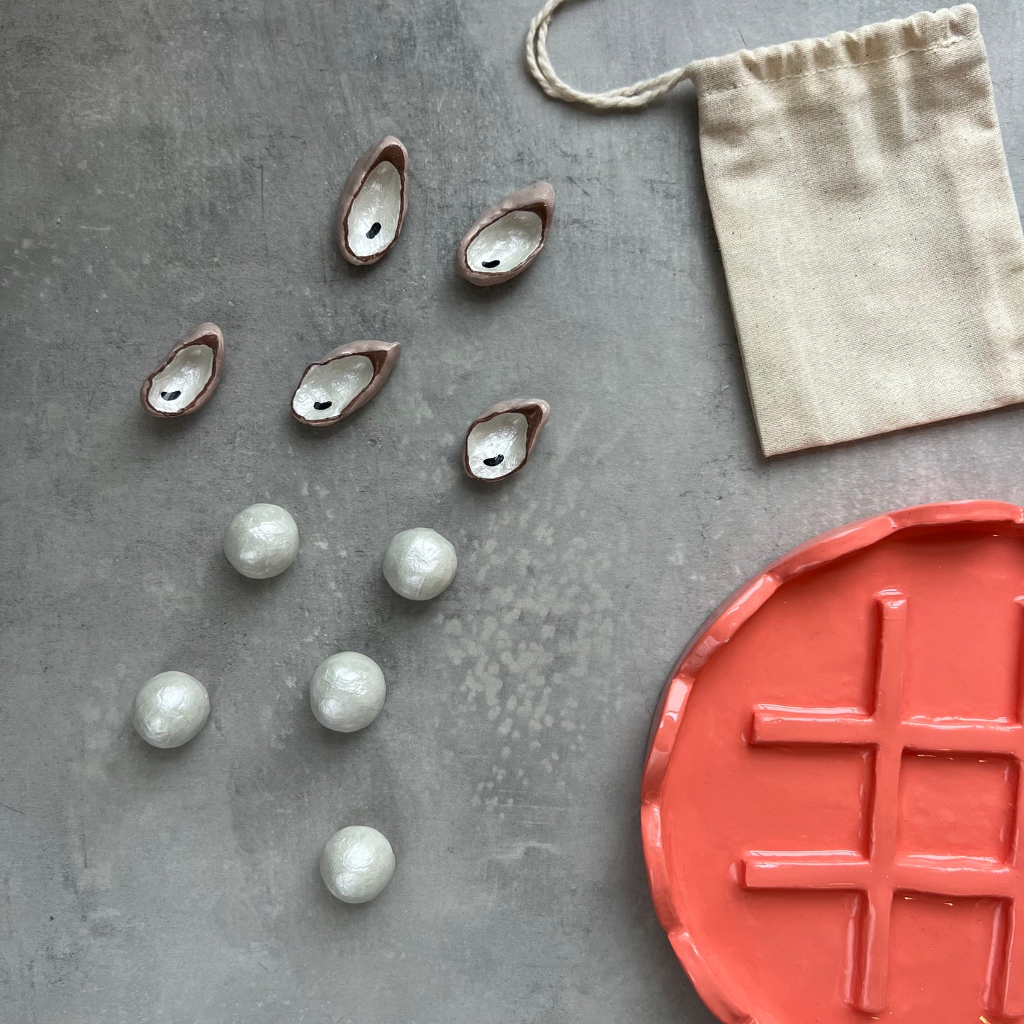 Oysters & Pearls | Tic-Tac-Toe Board